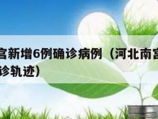 河北南宫新增6例确诊病例（河北南宫市新增12例确诊轨迹）