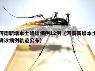 河南新增本土确诊病例12例（河南新增本土确诊病例轨迹公布）
