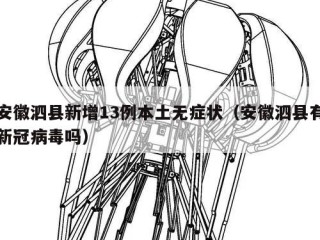 安徽泗县新增13例本土无症状（安徽泗县有新冠病毒吗）