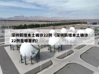 深圳新增本土确诊22例（深圳新增本土确诊22例是哪里的）